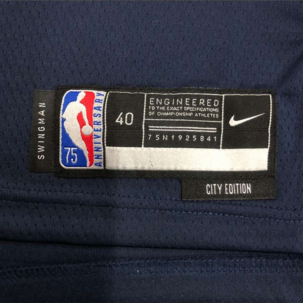 Men's Philadelphia 76ers Allen Iverson #3 Navy 2021/22 Swingman NBA Jersey - City Edition-Pro Kit Vault | Brand New 26/27 Sports Jerseys